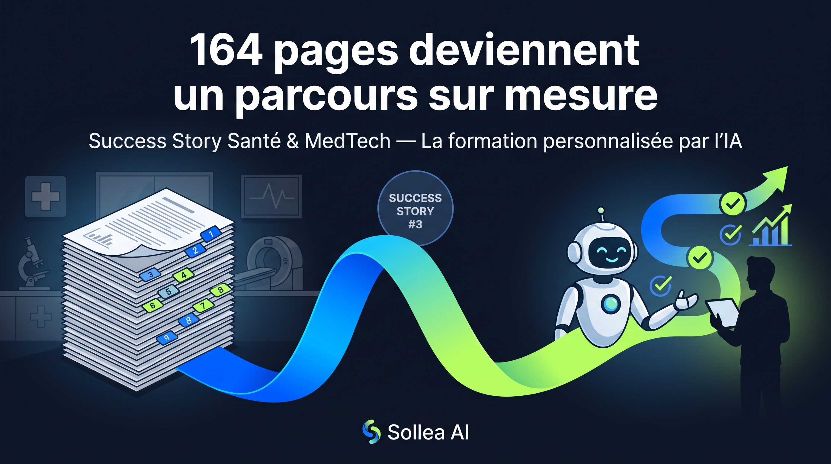 Success Story Santé & MedTech : transformer une documentation complexe en formation personnalisée
